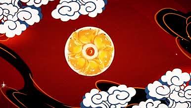 国潮风中国特色美食宣传片头视频的预览图
